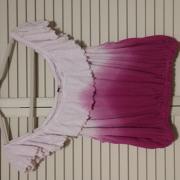 Free People Cora Lee Ombre Off-the-Shoulder Top Size XS - Picture 3 of 8